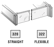 Division plates for sidewalks