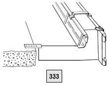 Division plates for existing pavements - illustration