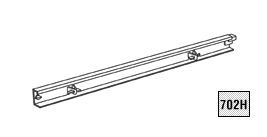 Heltzel-type 2-inch rail flatwork form - illustration