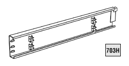 Heltzel-type 3-inch rail flatwork form - illustration