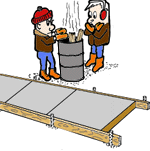 Cold weather concrete tips - illustration