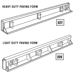 Paving forms - illustration