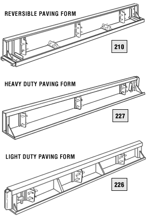 Paving forms - illustration