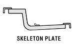 Skeleton division plate - illustration