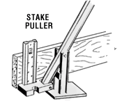 Stake puller - illustration